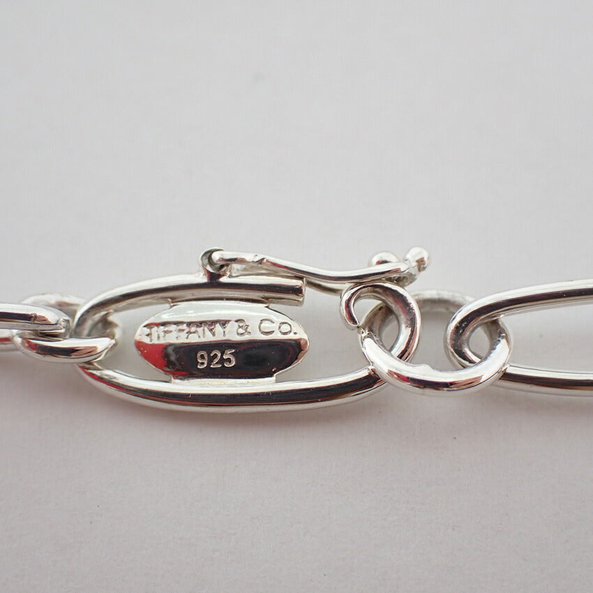 【中古】TIFFANY/ティファニー 925  オーバルリンク チェーン ブレスレット/j165-3