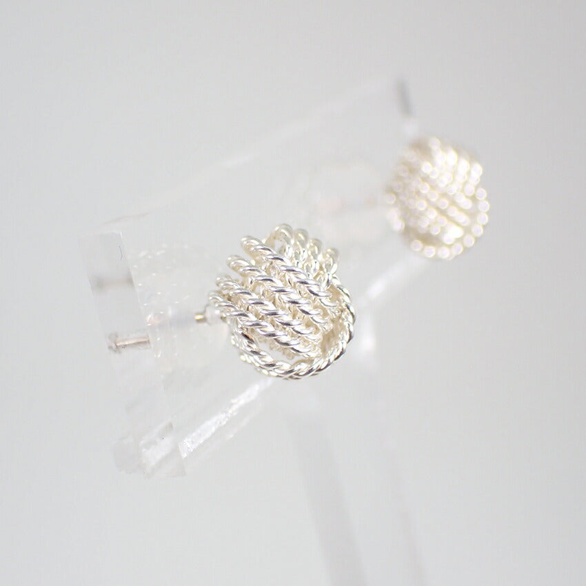 【中古】TIFFANY/ティファニー 925 サマセットメッシュ ピアス/j165-4