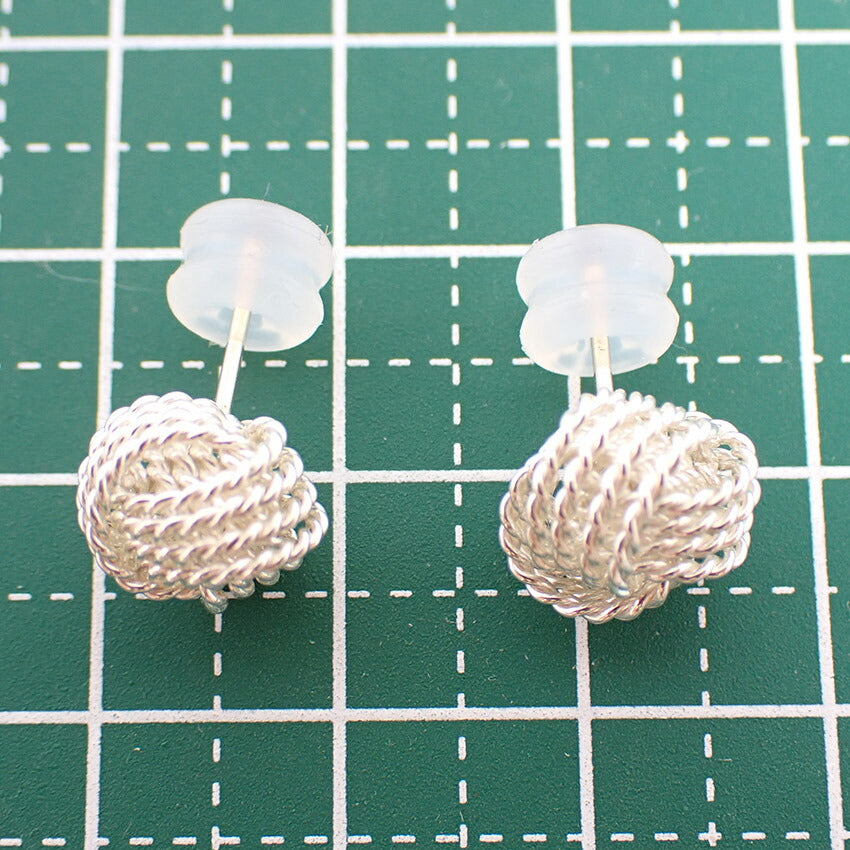 【中古】TIFFANY/ティファニー 925 サマセットメッシュ ピアス/j165-4