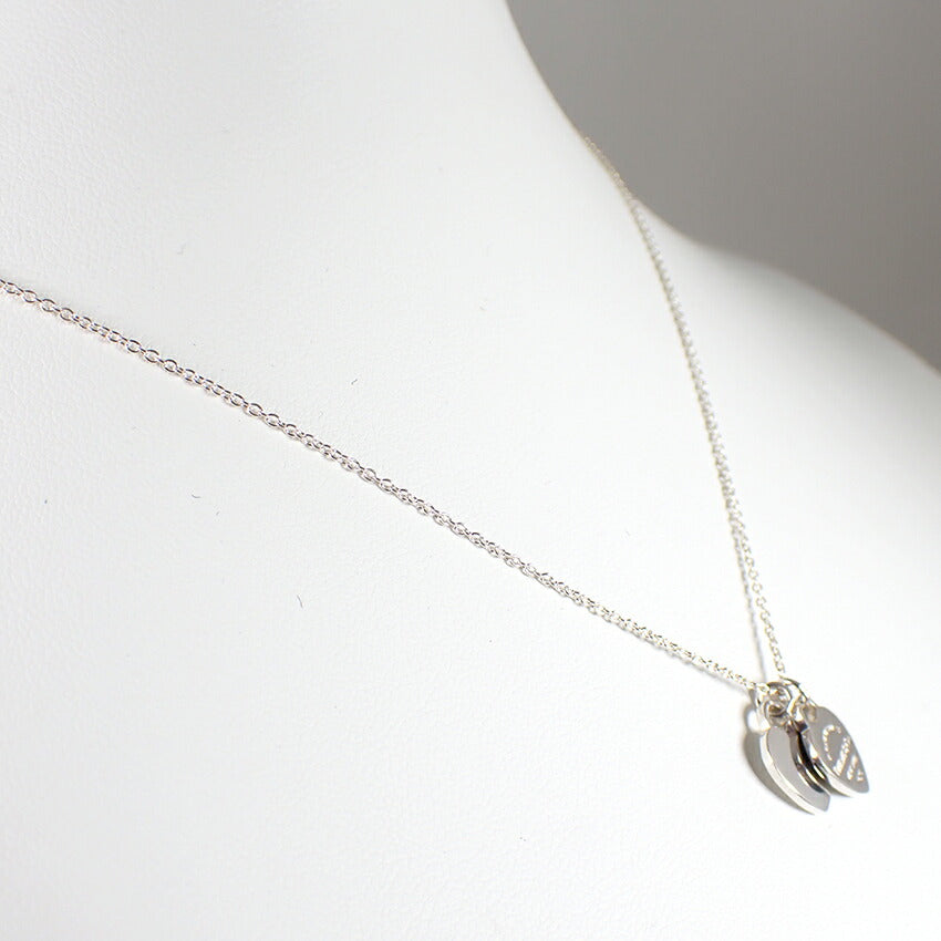 【中古】TIFFANY/ティファニー 925/リターントゥ ダブルハートタグ ネックレス/j166-6