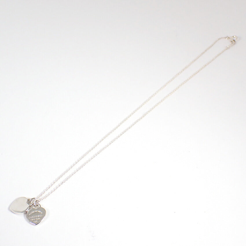 【中古】TIFFANY/ティファニー 925/リターントゥ ダブルハートタグ ネックレス/j166-6