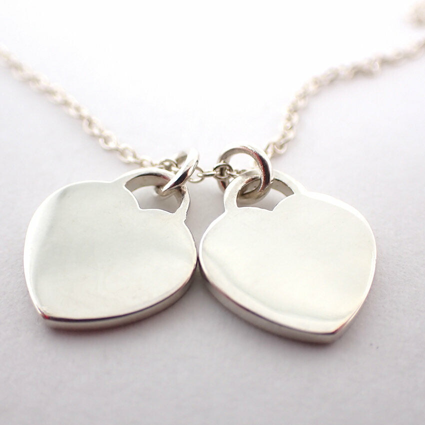 【中古】TIFFANY/ティファニー 925/リターントゥ ダブルハートタグ ネックレス/j166-6