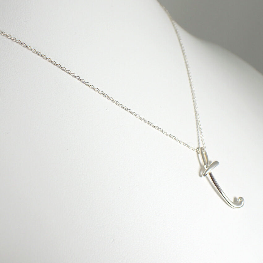 【中古】TIFFANY/ティファニー 925 イニシャル/t ペンダント/ネックレス/j166-9