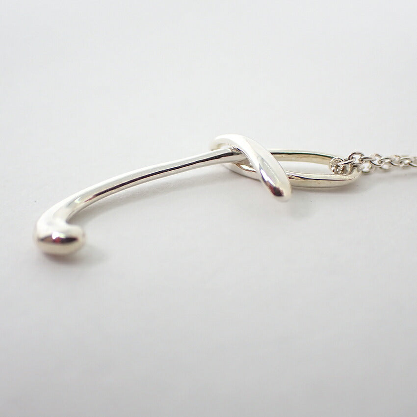 【中古】TIFFANY/ティファニー 925 イニシャル/t ペンダント/ネックレス/j166-9