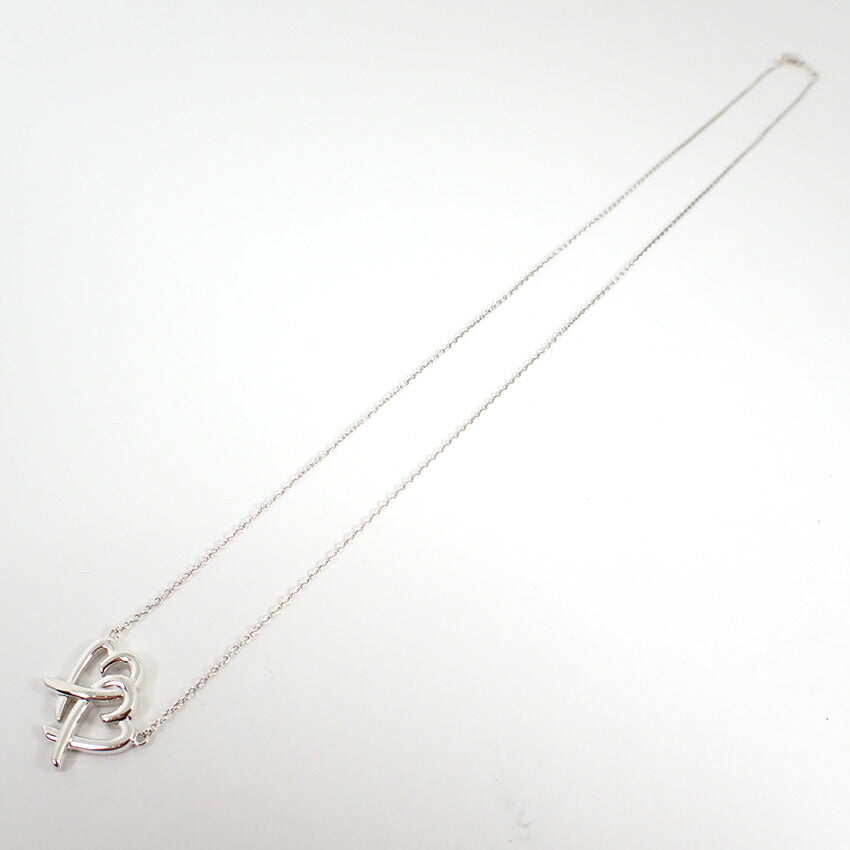 【中古】TIFFANY/ティファニー 925 ダブルラビングハート ペンダント/ネックレス/j167-1