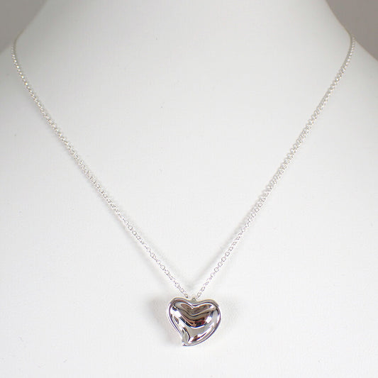 【中古】TIFFANY/ティファニー 925 フルハート ペンダント/ネックレス/j168-11