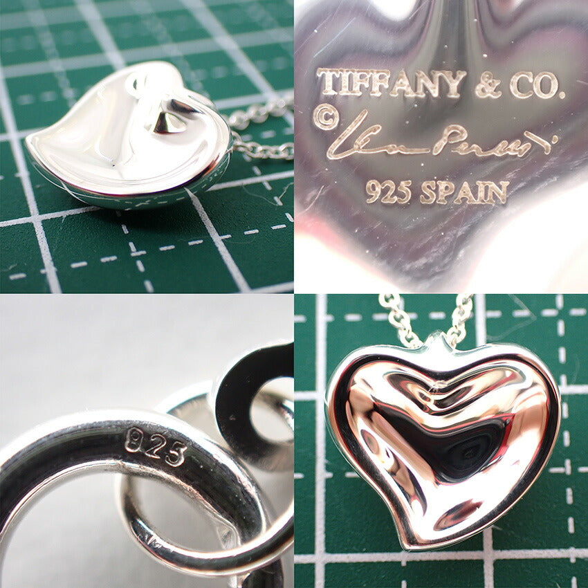 【中古】TIFFANY/ティファニー 925 フルハート ペンダント/ネックレス/j168-11