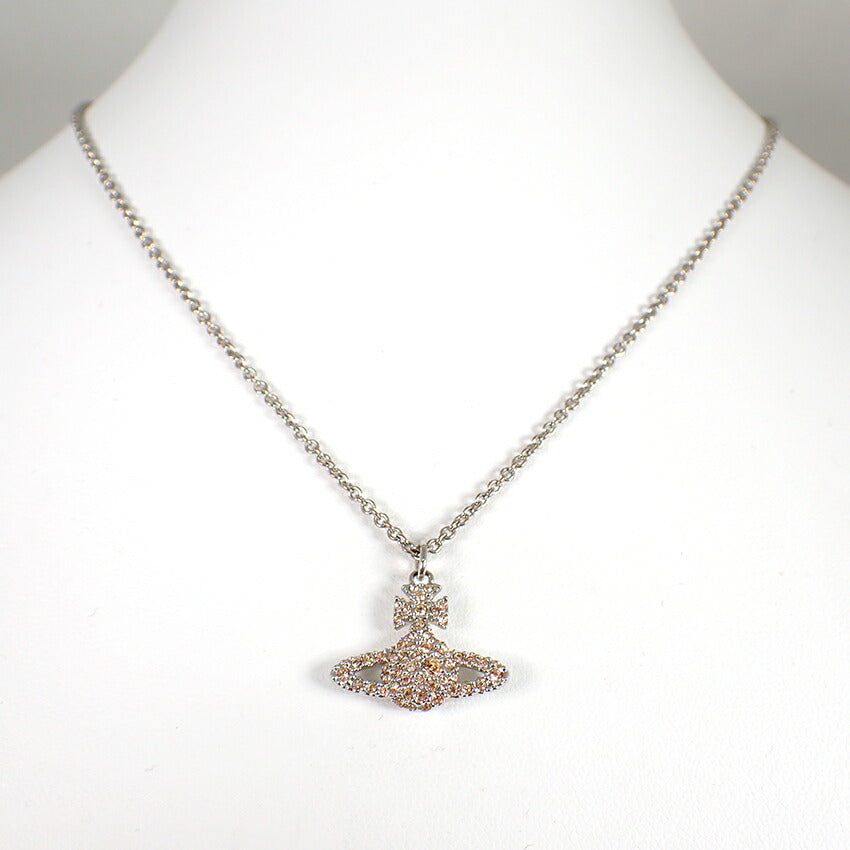 【中古】Vivienne Westwood/ヴィヴィアンウエストウッド オーブ ラインストーン ペンダント/ネックレス/j168-1