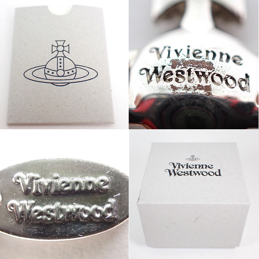 【中古】Vivienne Westwood/ヴィヴィアンウエストウッド オーブ ラインストーン ペンダント/ネックレス/j168-1