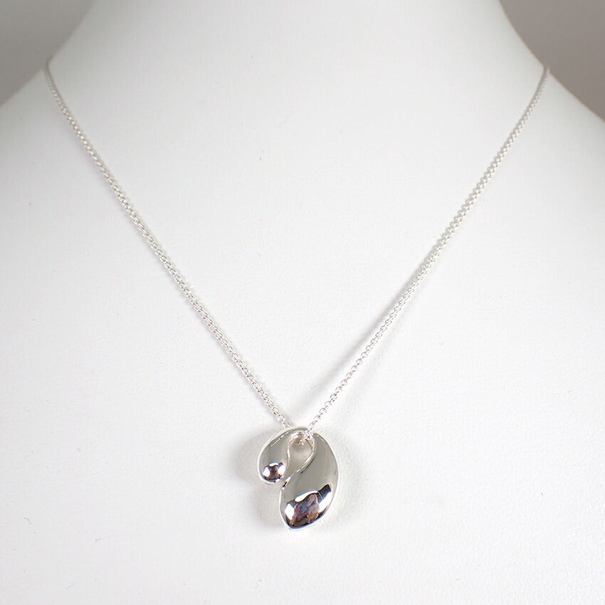 【中古】TIFFANY/ティファニー 925 ダブルティアドロップ ペンダント/j168-9