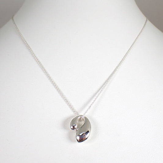 【中古】TIFFANY/ティファニー 925 ダブルティアドロップ ペンダント/j168-9