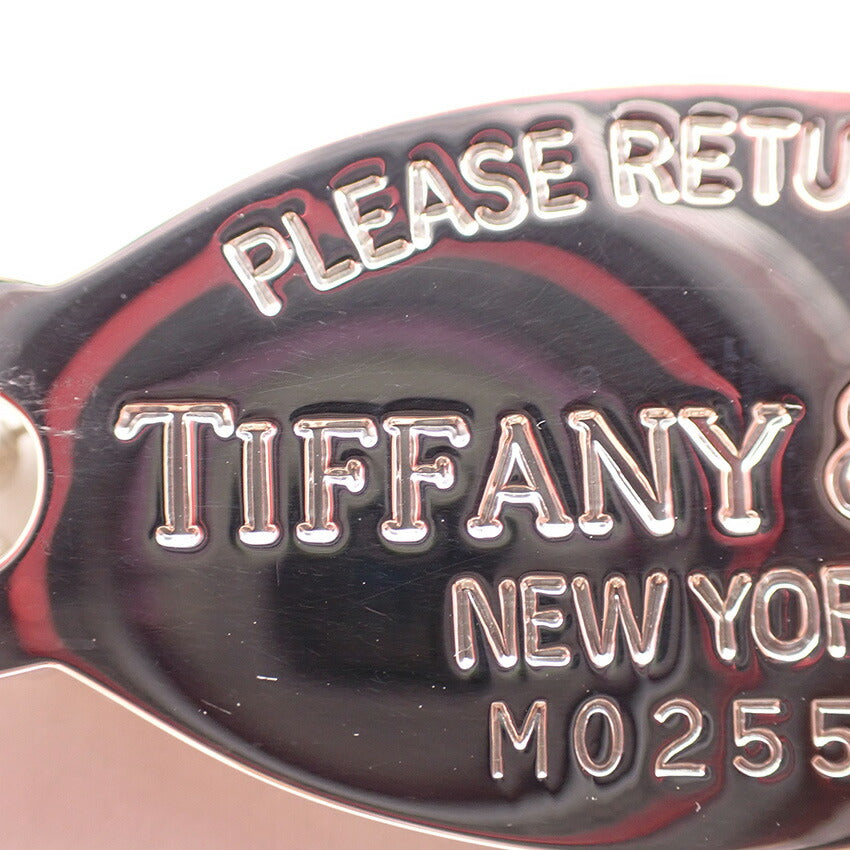 【中古】TIFFANY/ティファニー 925 リターントゥティファニー オーバルタグ ロング ペンダント/j169-12