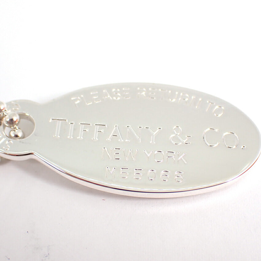 【中古】TIFFANY/ティファニー 925 リターントゥティファニー オーバルタグ ロング ペンダント/j169-1
