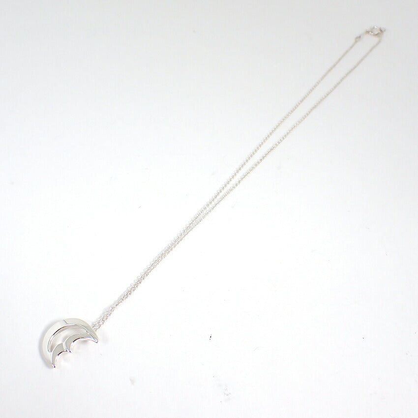 【中古】TIFFANY/ティファニー 925 クレセントムーン ペンダント/ネックレス/j169-7