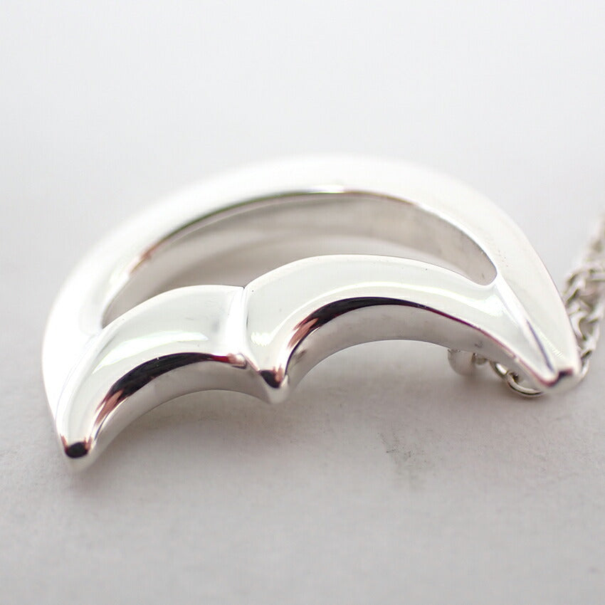 【中古】TIFFANY/ティファニー 925 クレセントムーン ペンダント/ネックレス/j169-7