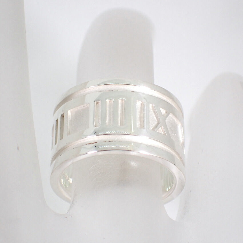 【中古】TIFFANY/ティファニー 925 アトラス ワイド リング/8号/j170-10