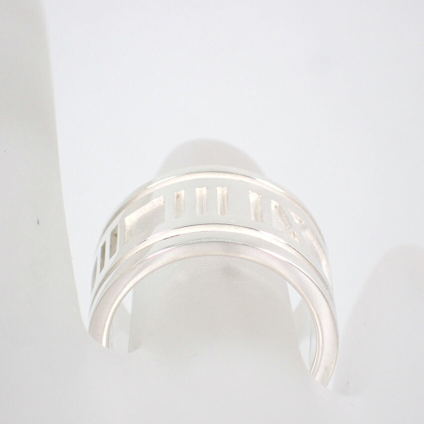 【中古】TIFFANY/ティファニー 925 アトラス ワイド リング/8号/j170-10