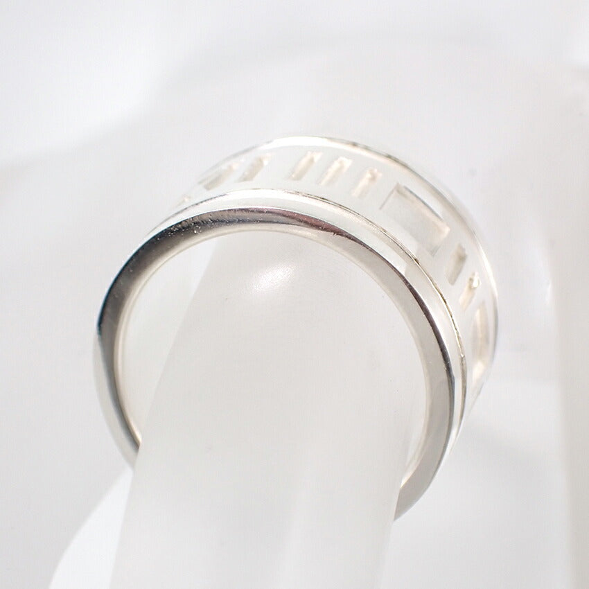 【中古】TIFFANY/ティファニー 925 アトラス ワイド リング/8号/j170-10