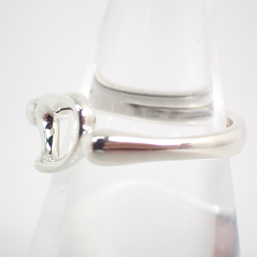 【中古】TIFFANY/ティファニー 925 オープンハート リング/10号/j170-8