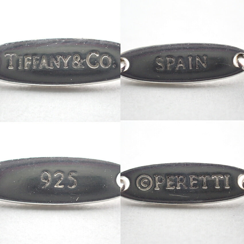 【中古】TIFFANY/ティファニー 925 オープンハート ペンダント/ネックレス/j171-1