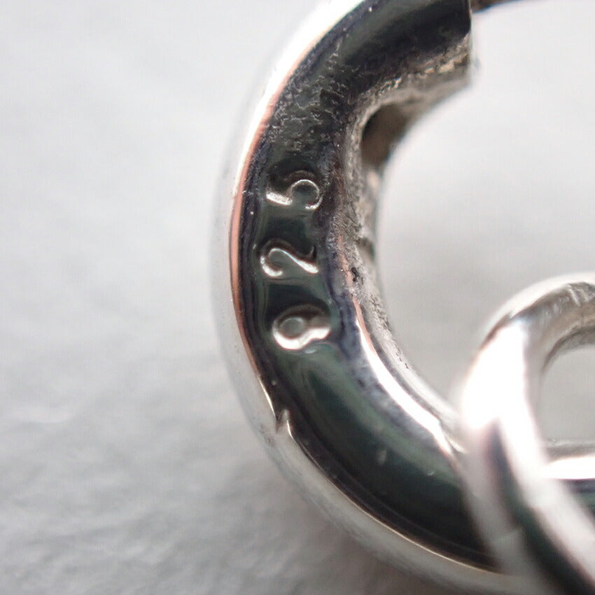 【中古】TIFFANY/ティファニー 925 オープンハート ペンダント/ネックレス/j171-2