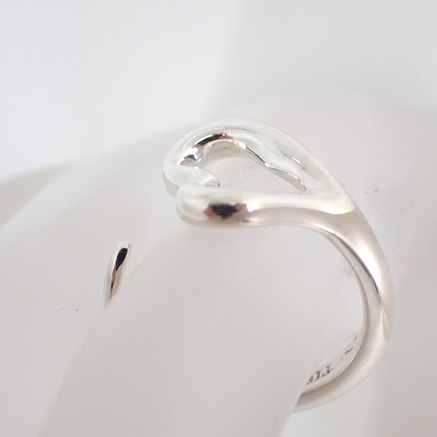 【中古】TIFFANY/ティファニー 925 オープンハート リング/10号/j171-5