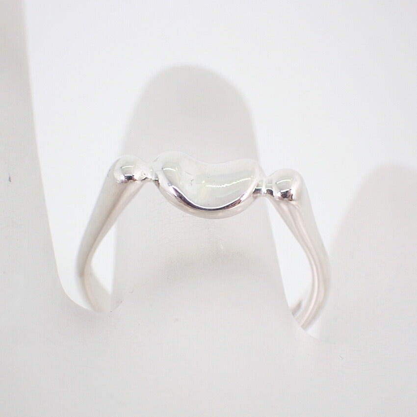 【中古】TIFFANY/ティファニー 925 ビーン リング/10号/j171-6