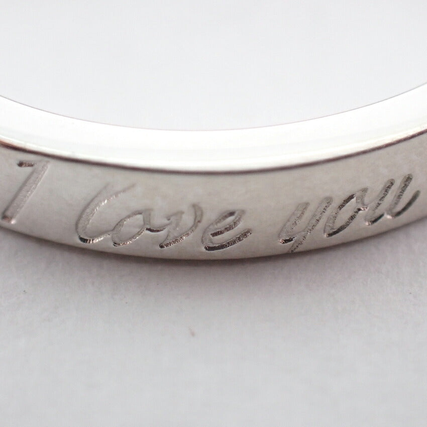 【中古】TIFFANY/ティファニー 925 ノーツ ナロー I love you リング /12号/j171-8