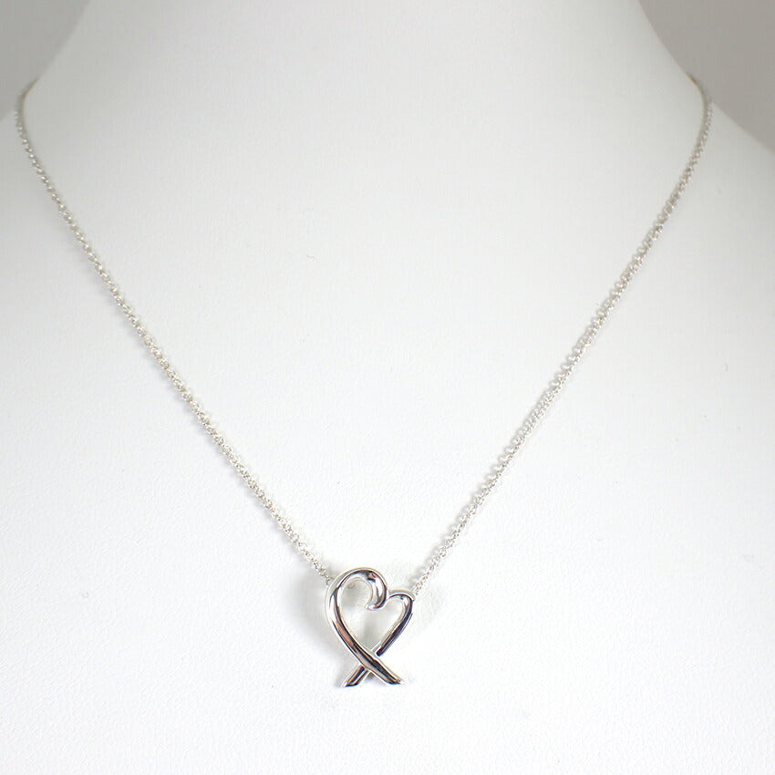 【中古】TIFFANY/ティファニー 925 ラビングハート ペンダント/ネックレス/j172-10