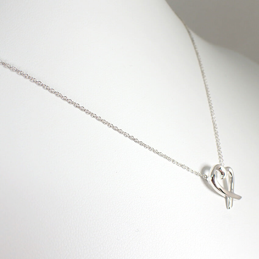【中古】TIFFANY/ティファニー 925 ラビングハート ペンダント/ネックレス/j172-10