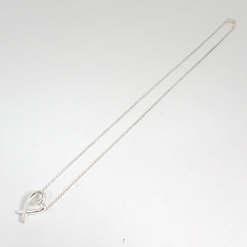 【中古】TIFFANY/ティファニー 925 ラビングハート ペンダント/ネックレス/j172-10