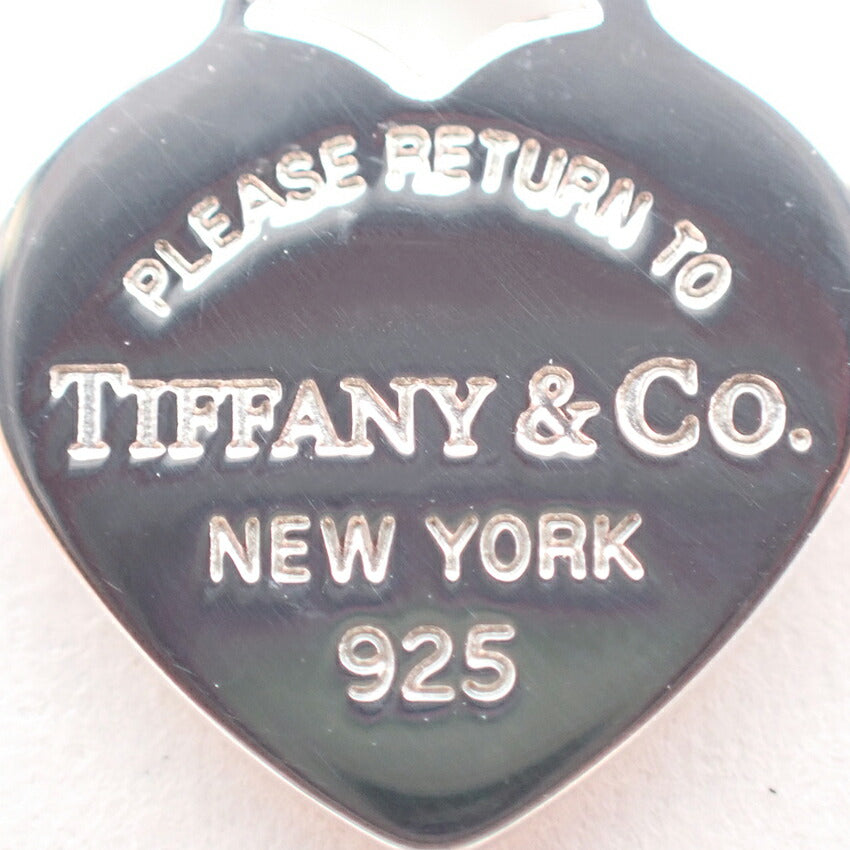 【中古】TIFFANY/ティファニー 925/ルべドメタル リターントゥティファニー ダブルハートタグ ペンダント/j172-13