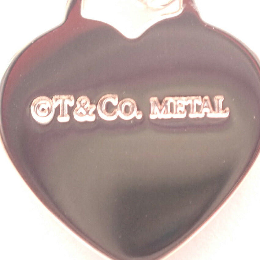 【中古】TIFFANY/ティファニー 925/ルべドメタル リターントゥティファニー ダブルハートタグ ペンダント/j172-13