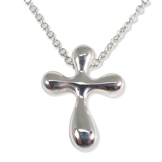 【中古】TIFFANY/ティファニー 925 スモールクロス ペンダント/ネックレス/j172-1