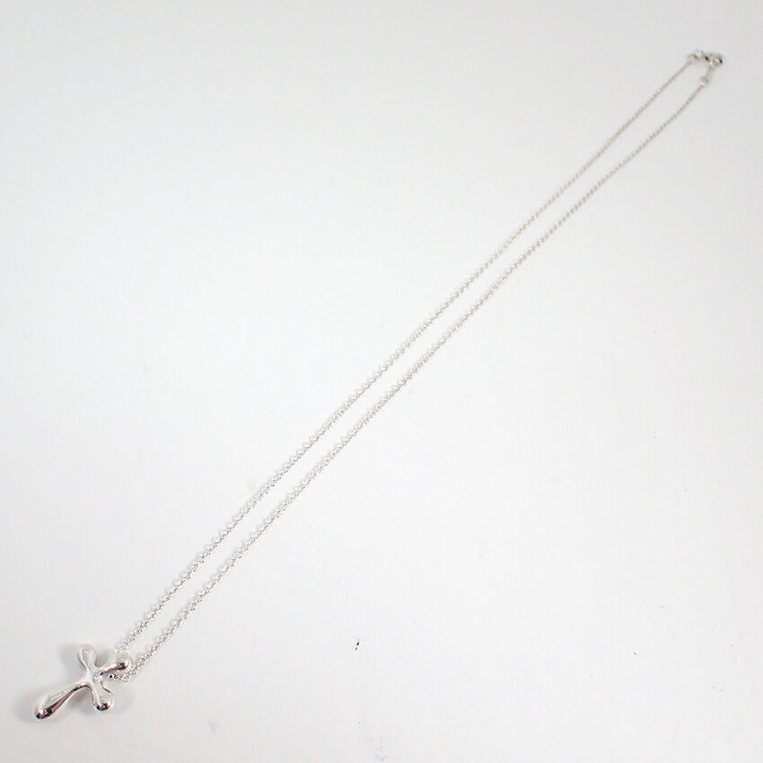 【中古】TIFFANY/ティファニー 925 スモールクロス ペンダント/ネックレス/j172-1