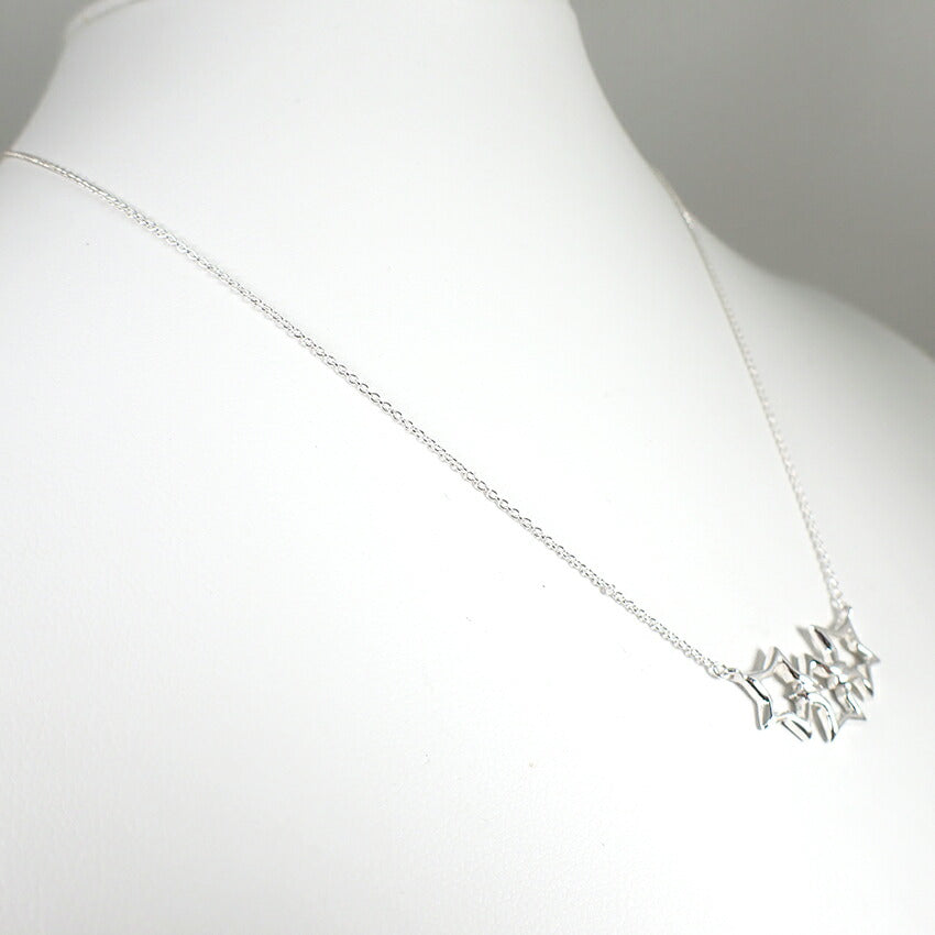 【中古】TIFFANY/ティファニー 925 トリプルスター ネックレス/j172-3