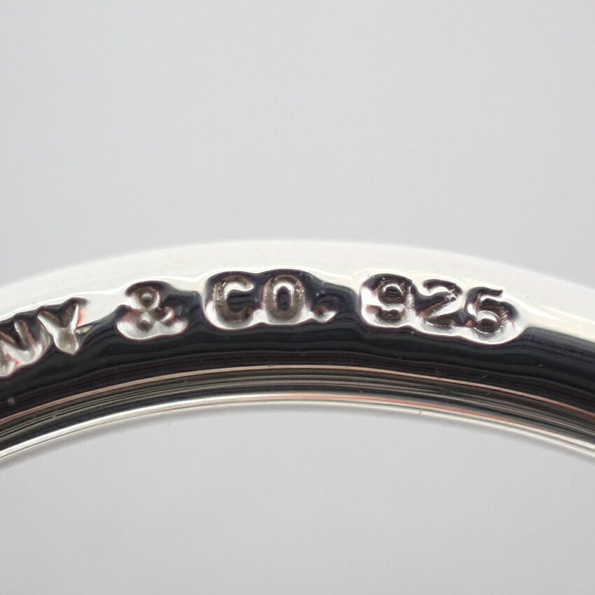 【中古】TIFFANY/ティファニー 925 リターントゥオーバルタグ キーリング/j172-8