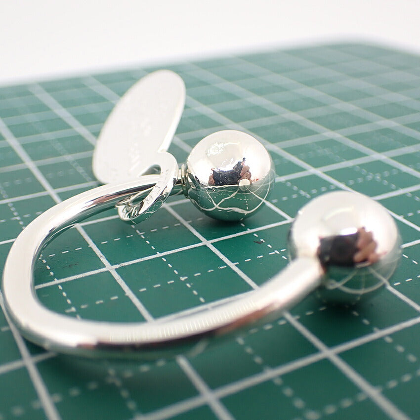 【中古】TIFFANY/ティファニー 925 リターントゥオーバルタグ キーリング/j172-8