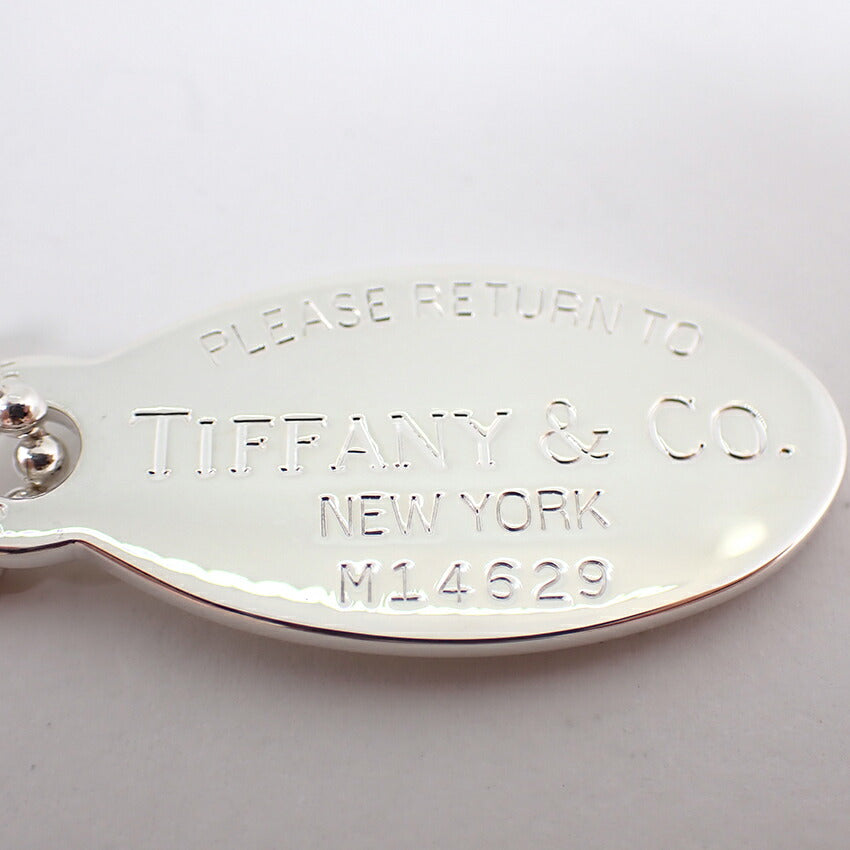 【中古】TIFFANY/ティファニー 925 リターントゥティファニー オーバルタグ ロング ペンダント/ネックレス/j172-9