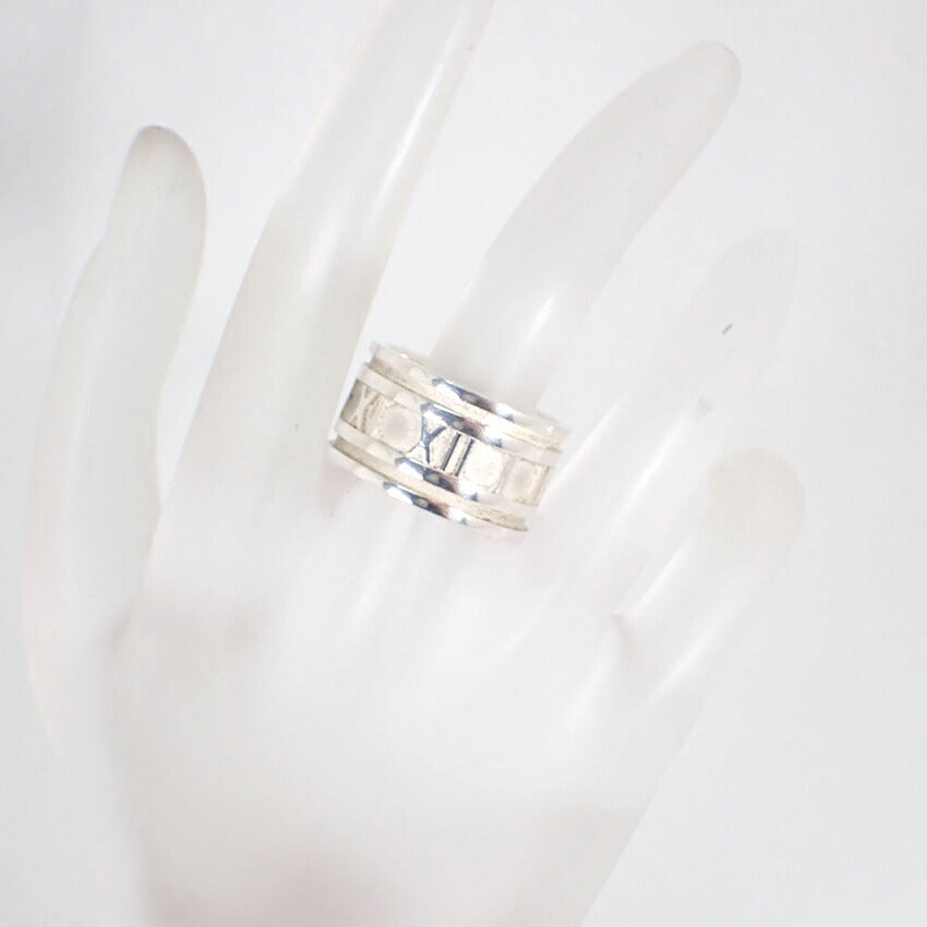 【中古】TIFFANY/ティファニー 925/アトラスワイド リング /14号/j173-2