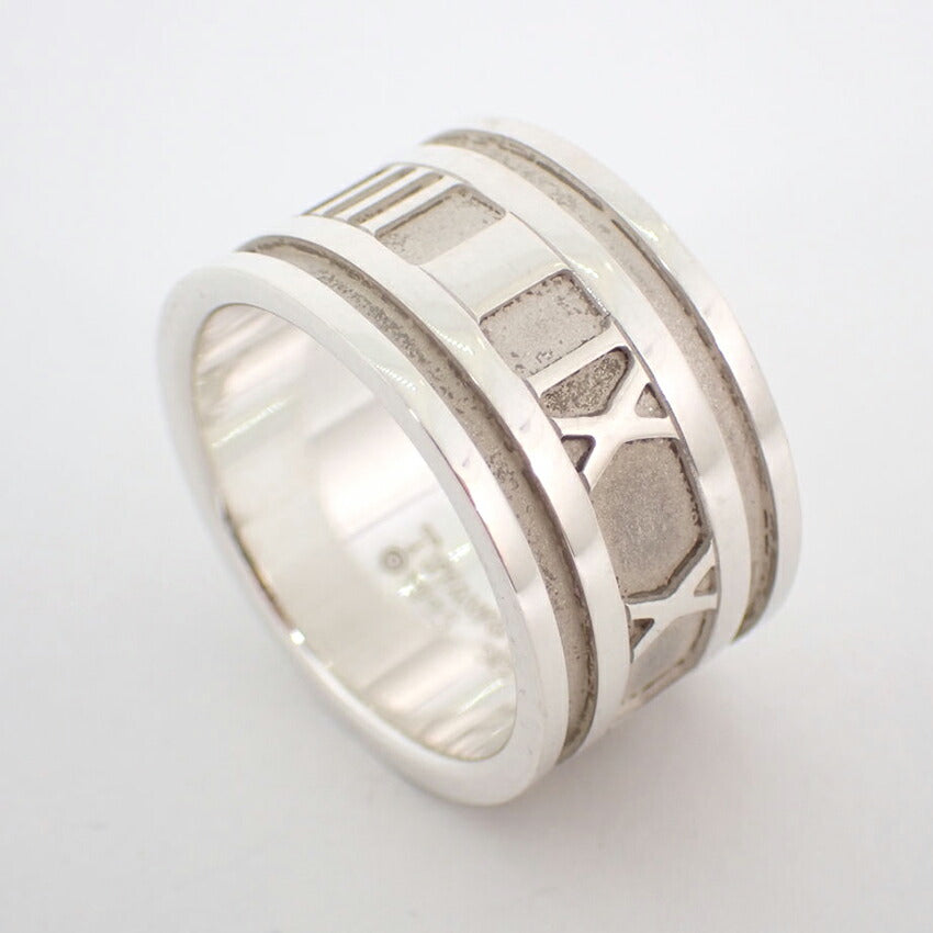 【中古】TIFFANY/ティファニー 925/アトラスワイド リング /14号/j173-2