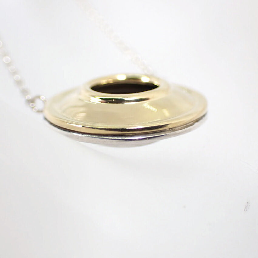 【中古】TIFFANY/ティファニー 925/750 マジックサークル ペンダント/ネックレス/j173-9