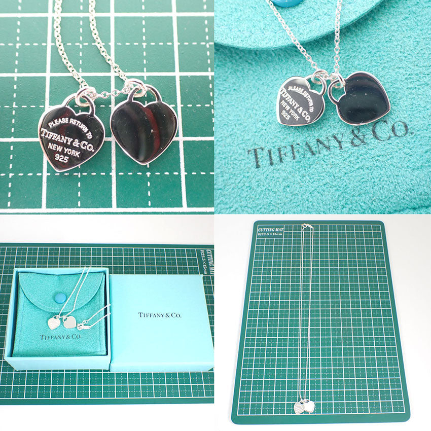 【中古】TIFFANY/ティファニー 925 リターントゥティファニー ダブルハートタグ ペンダント/j174-12