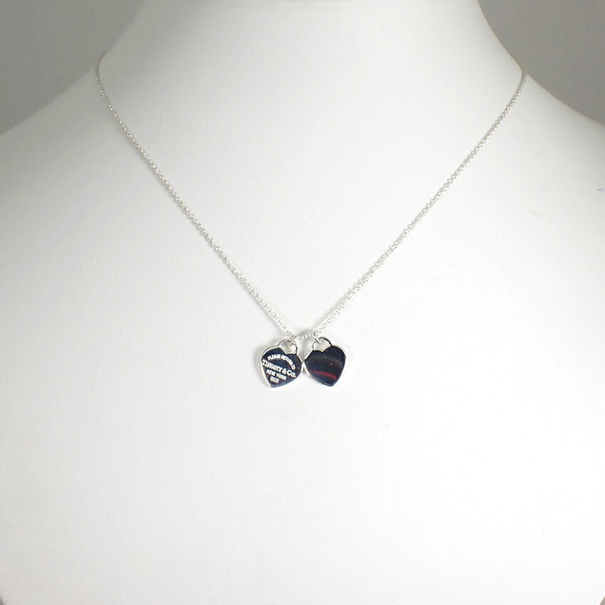 【中古】TIFFANY/ティファニー 925 リターントゥティファニー ダブルハートタグ ペンダント/j174-12