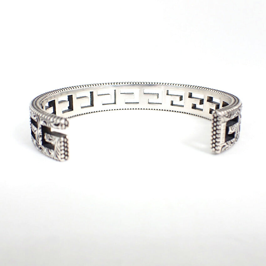【中古】GUCCI/グッチ 925 スクエアG バングル/j174-2