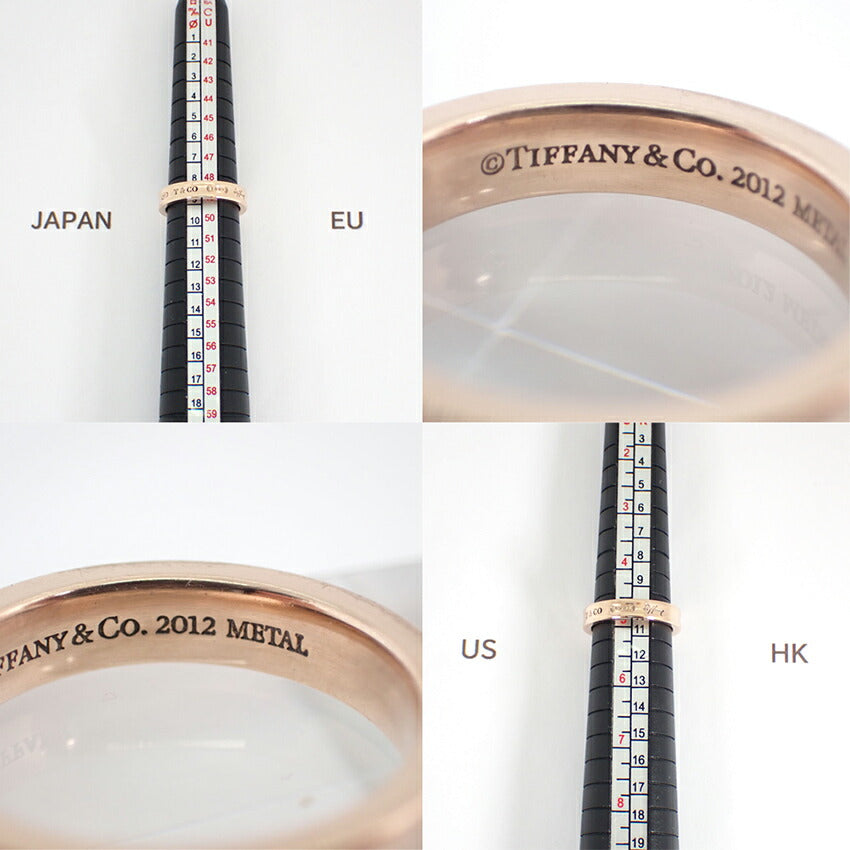 【中古】TIFFANY/ティファニー ルベドメタル 1837 リング /9号/j174-5