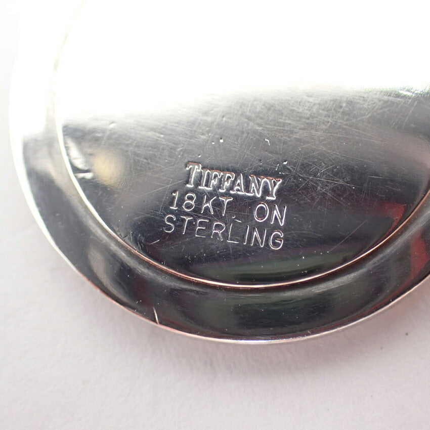 【中古】TIFFANY/ティファニー 925/750  セントクリストファー コイン ペンダントトップ/j174-6