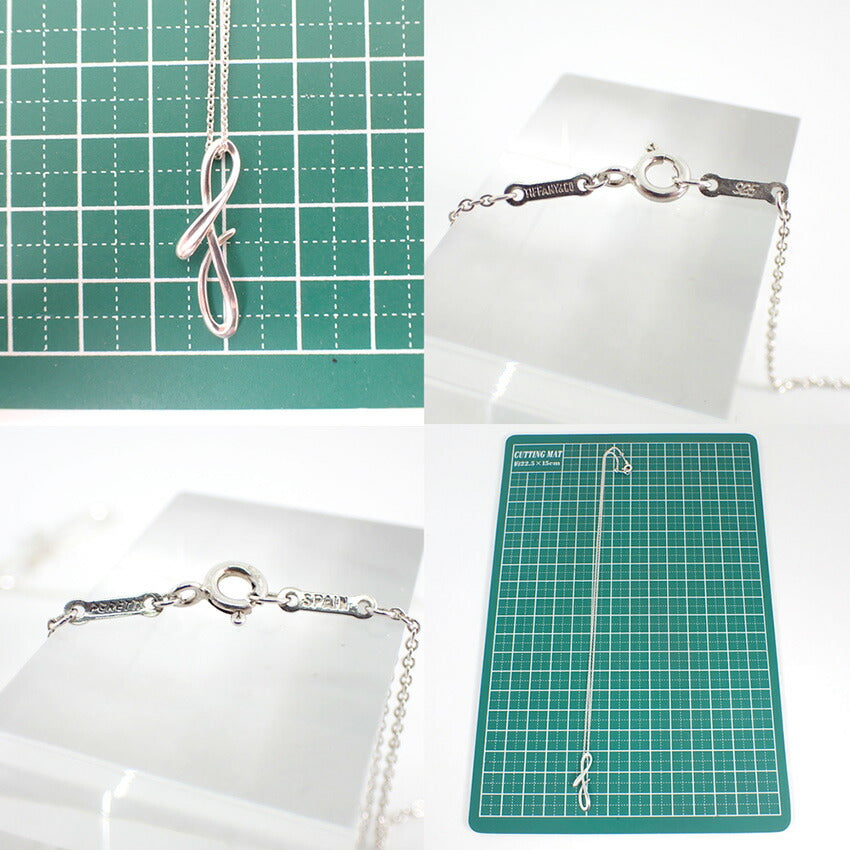 【中古】TIFFANY/ティファニー 925 イニシャルf ペンダント/ネックレス /j174-7