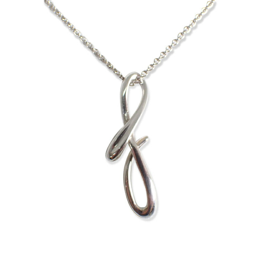 【中古】TIFFANY/ティファニー 925 イニシャルf ペンダント/ネックレス /j174-7