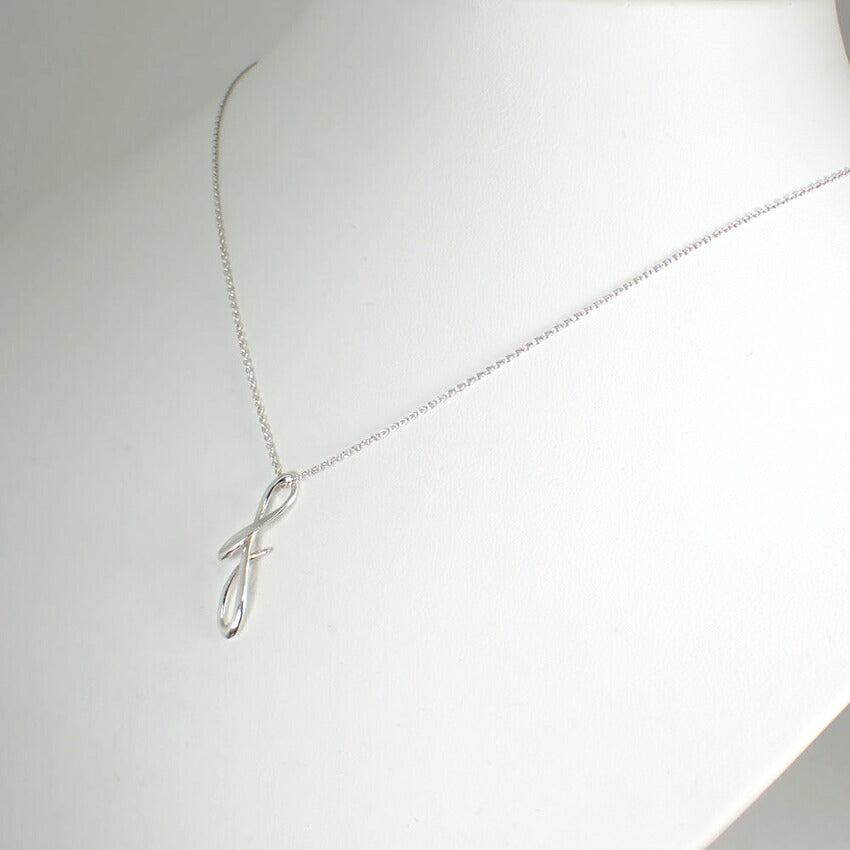 【中古】TIFFANY/ティファニー 925 イニシャルf ペンダント/ネックレス /j174-7